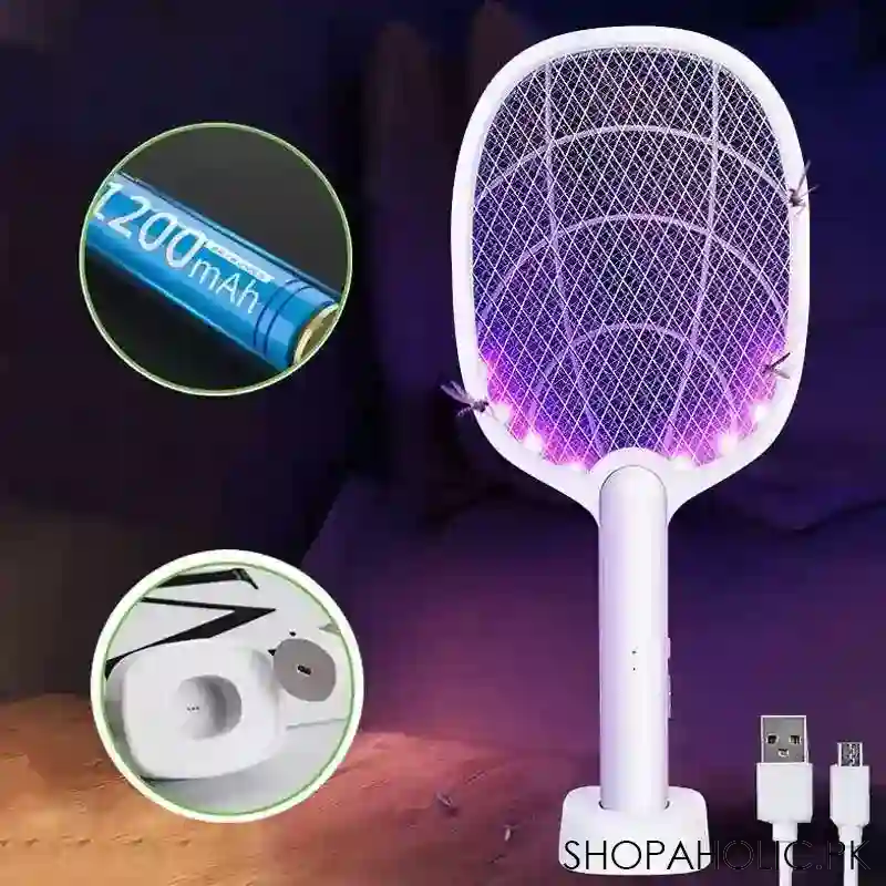 2 In 1 Rechargeable Mosquito Killer Racket
