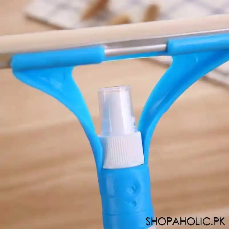 2 in 1 Window Cleaner Glass Wiper with Inbuilt Spray Bottle