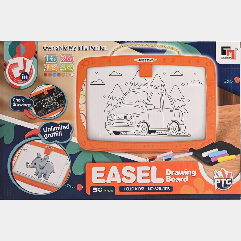 2-in-1 Double Sided Easel Drawing Board