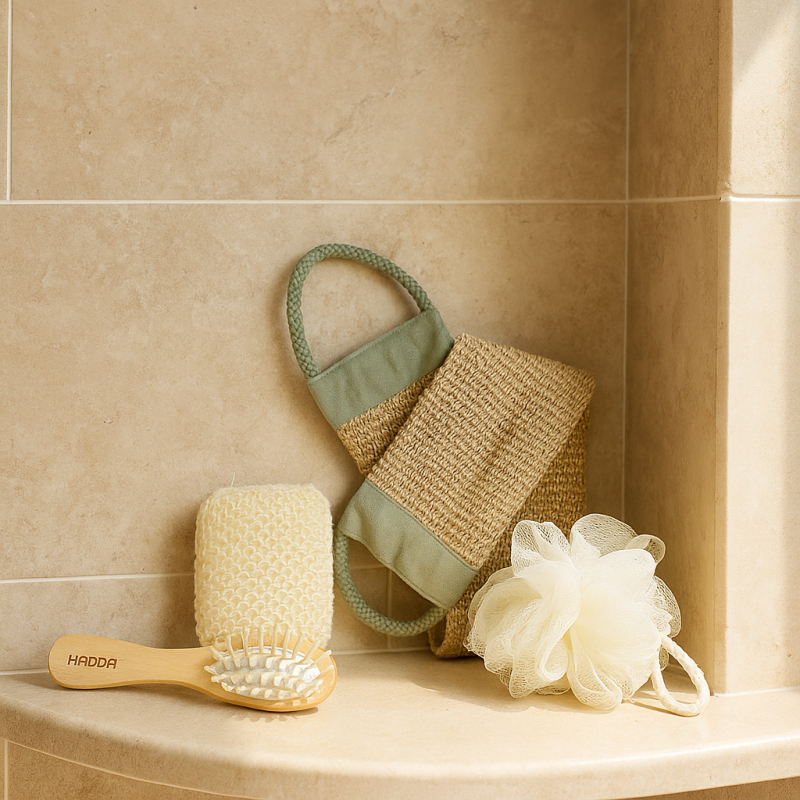 Spa Bath Accessories Set with Travel Zip Bag Spa Accessories
