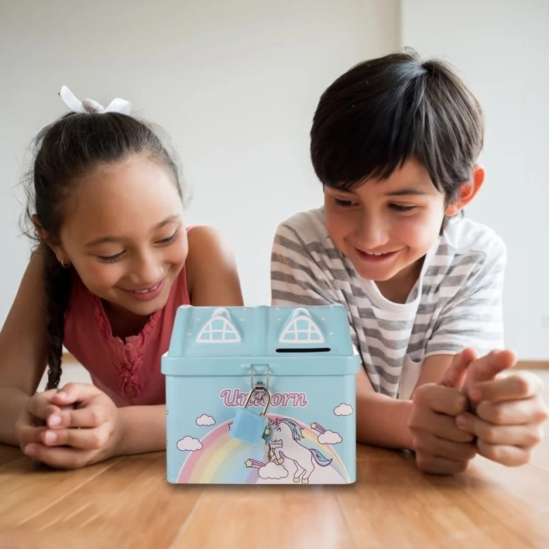 Cute House Shape Money Box