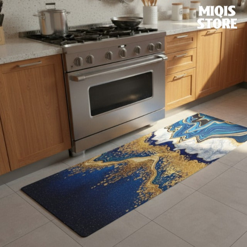 Anti Slip Water Absorbent Runner With Mat (Medium Design 57)