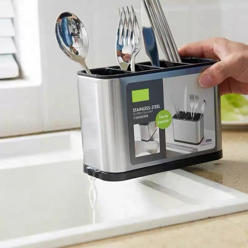 Stainless Steel Chopsticks Organizer Kitchen