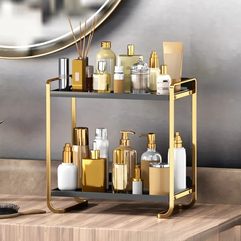 Cosmetics storage box, desktop dresser, bathroom sink rack