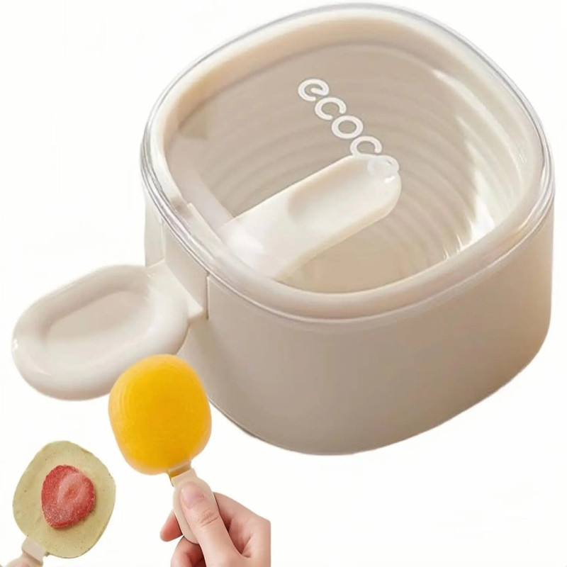 Silicone Popsicle Mold Set Reusable with Sticks -