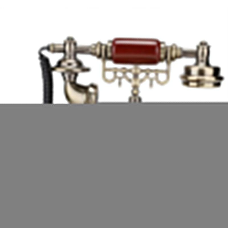 -European Retro Style Telephone Old Fashioned Phone Push Button Dial Desktop Wired Fixed Phone For Home Hotel Office Business