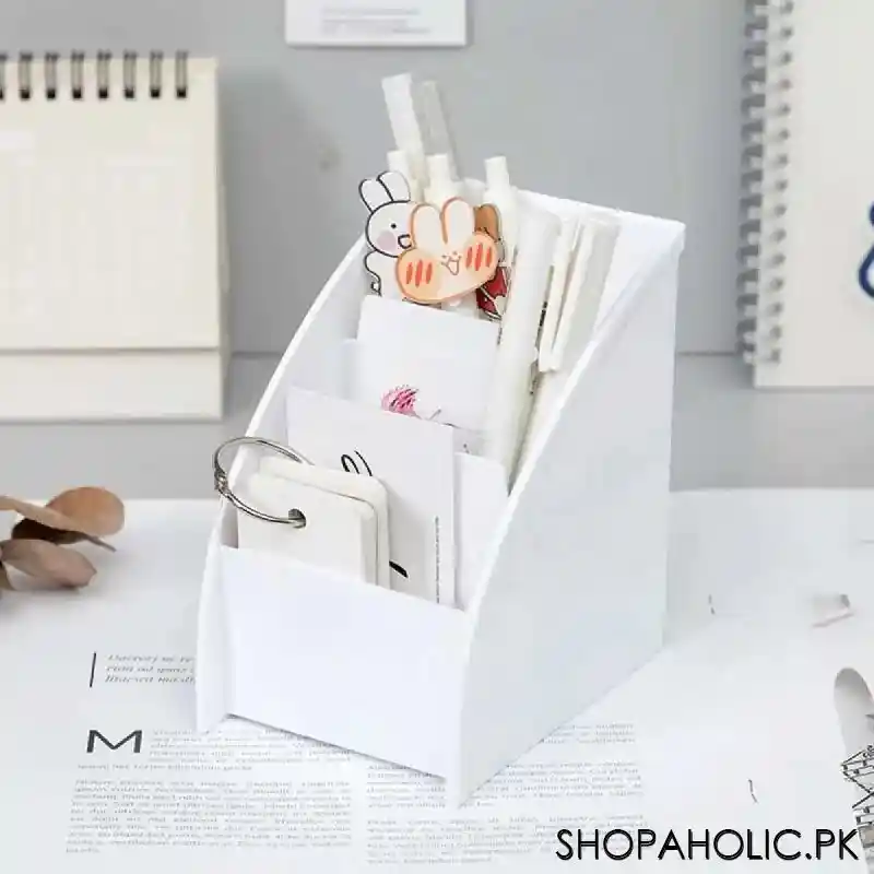 3 Grid Multifunctional Tabletop Cosmetic and Remote Organizer