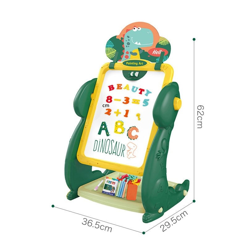 3-in-1 Easel (Black Board and White Board) – Dino