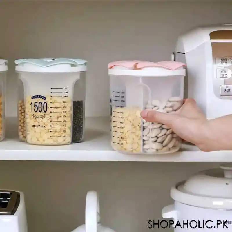 3 Partition Food storage Container Jar - 1500ml