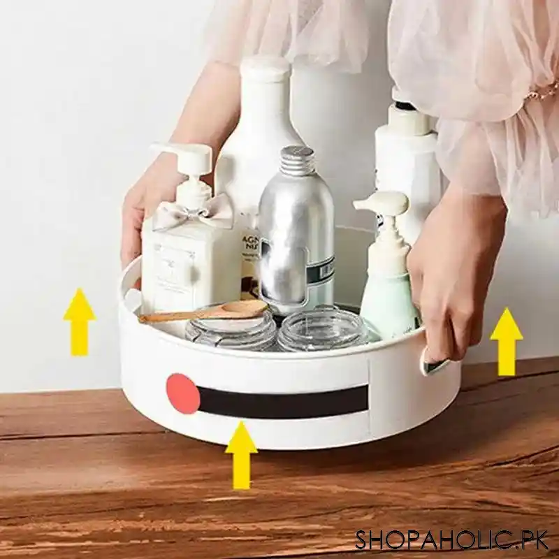 360° Rotating Kitchen Countertop Organizer Tray (Lazy Susan)