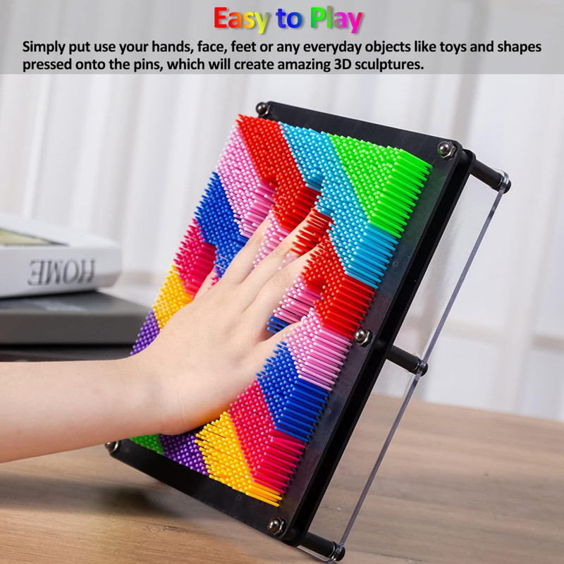 3D Pinart Board – Rainbow