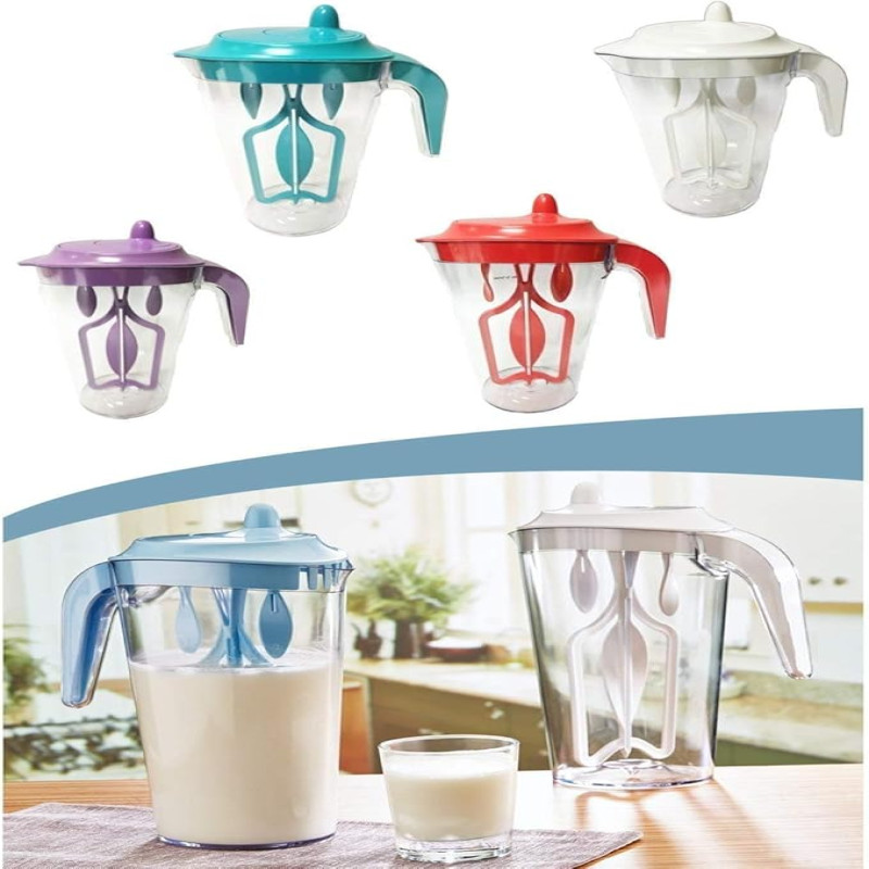 Manual Milk & Lassi Frother–Handheld Cream Whisk&Mixer