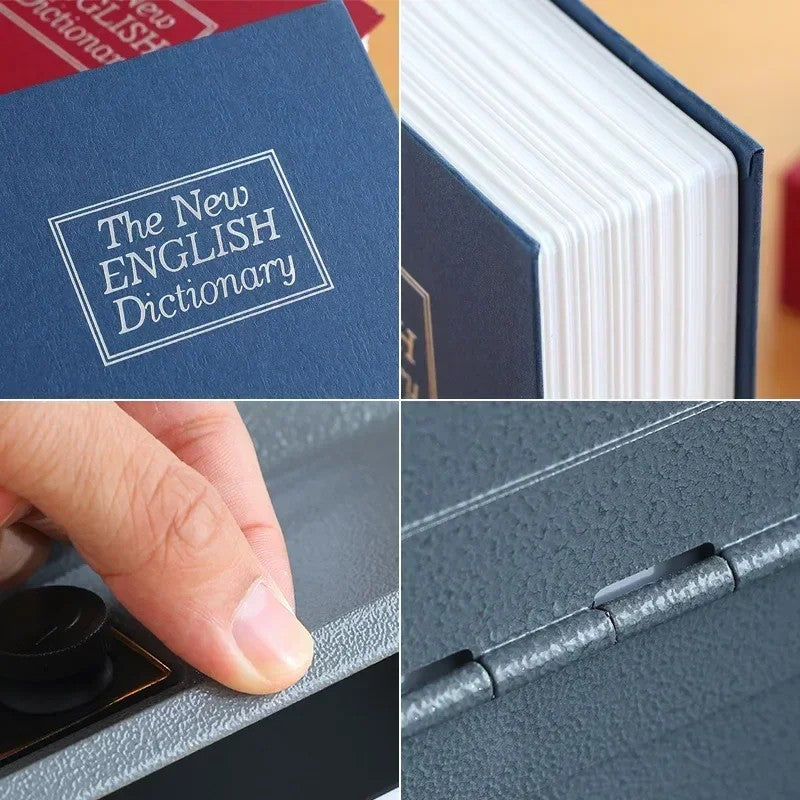 Dictionary Mini Book Safe Security Key Locker Money Hidden Secret Safe Key
