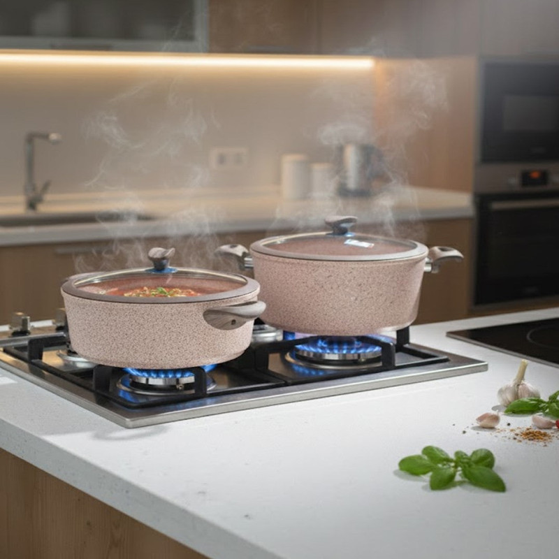 Falez ULTIMA 9 Pcs Nonstick Cooking Set | Premium Turkish Cookware Pakistan