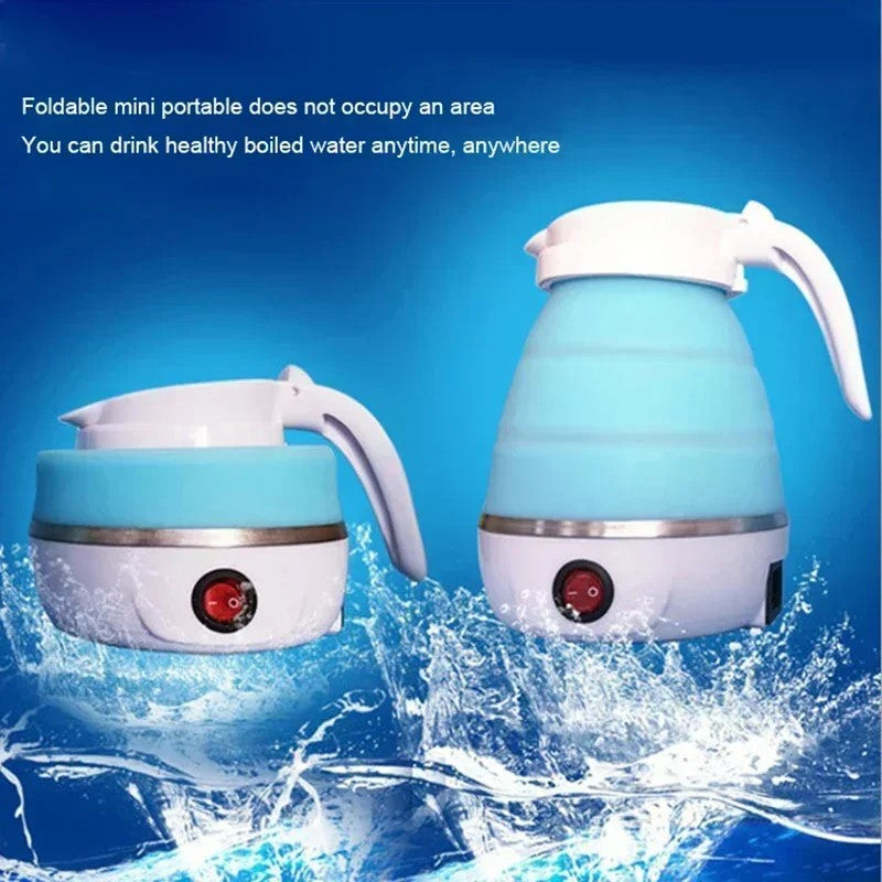 Electric Kettle Mini Foldable Water Heater 600ml Home Hot Water Kettle Portable Kitchen Kettle 220V Travel Home Electric Kettle
