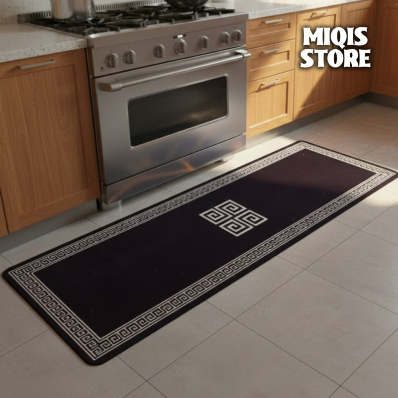 Anti Slip Water Absorbent Runner With Mat (Large Design 38)