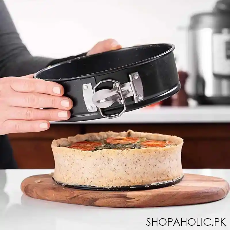 3pcs Round Shape Non-stick Cake Mould with Removable Base
