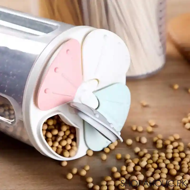 4 Partition Food Storage Container Jar - 2500ml