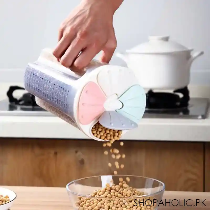4 Partition Food Storage Container Jar - 2500ml