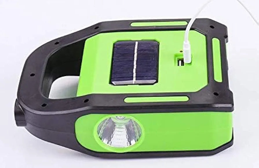 LED Outdoor Portable Work Light Waterproof Searchlight Solar Cob Camping Light with USB Rechargeable