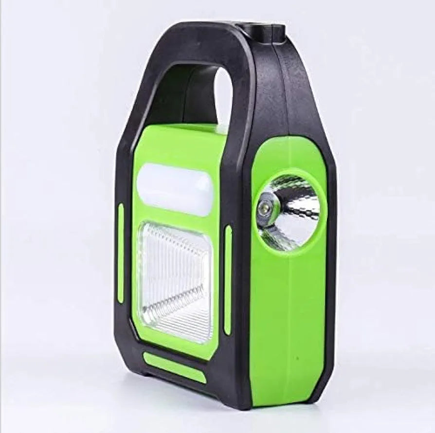 LED Outdoor Portable Work Light Waterproof Searchlight Solar Cob Camping Light with USB Rechargeable