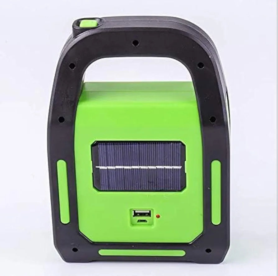 LED Outdoor Portable Work Light Waterproof Searchlight Solar Cob Camping Light with USB Rechargeable