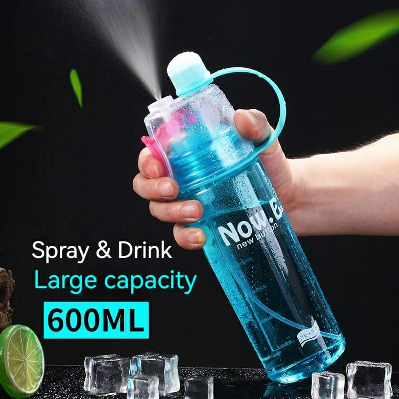 600ML Spray And Drinking Bottle