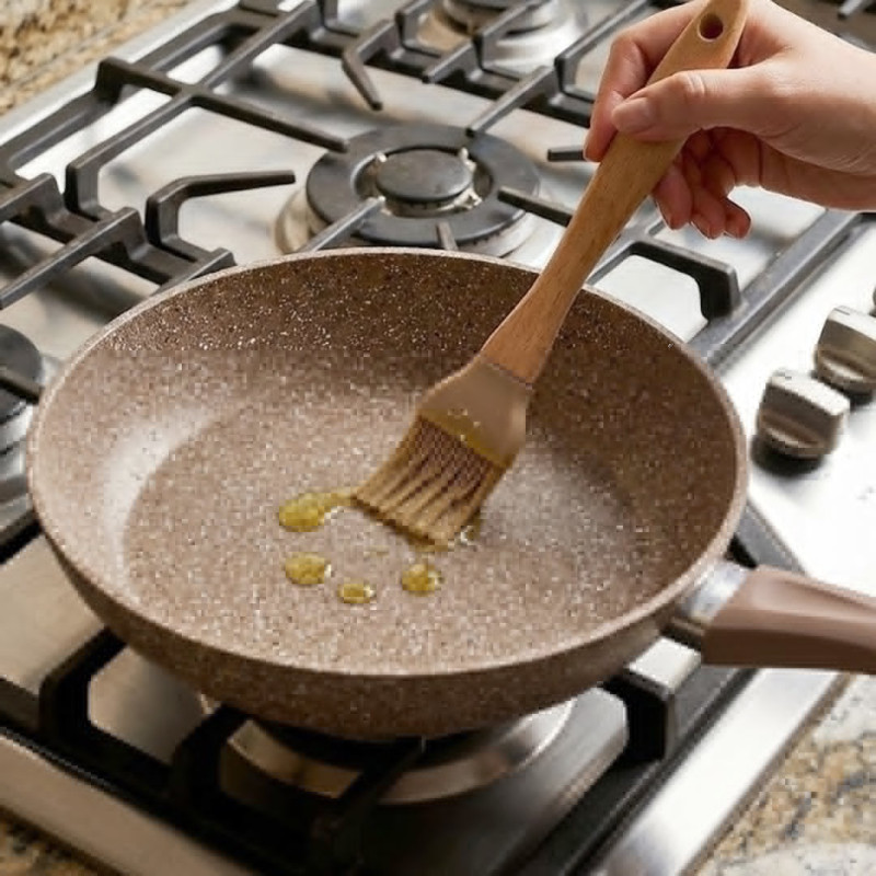 O.M.S Frying Pan Turkish Premium – Grey | 18cm / 26cm / 28cm / 30cm / 32cm