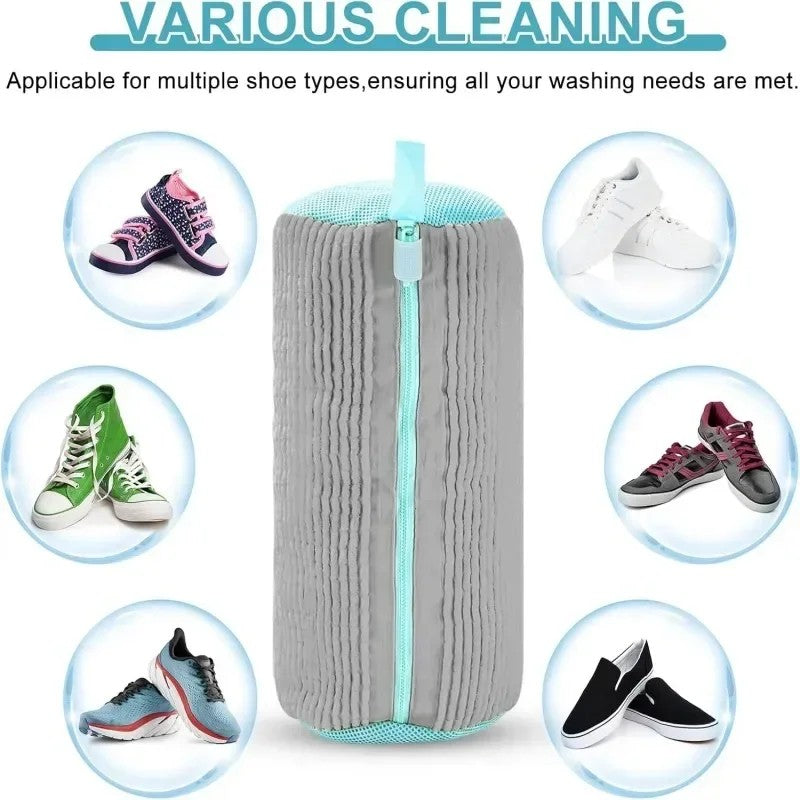 1/2PCS Wash Shoes Bag Padded Net Laundry Shoes Protector