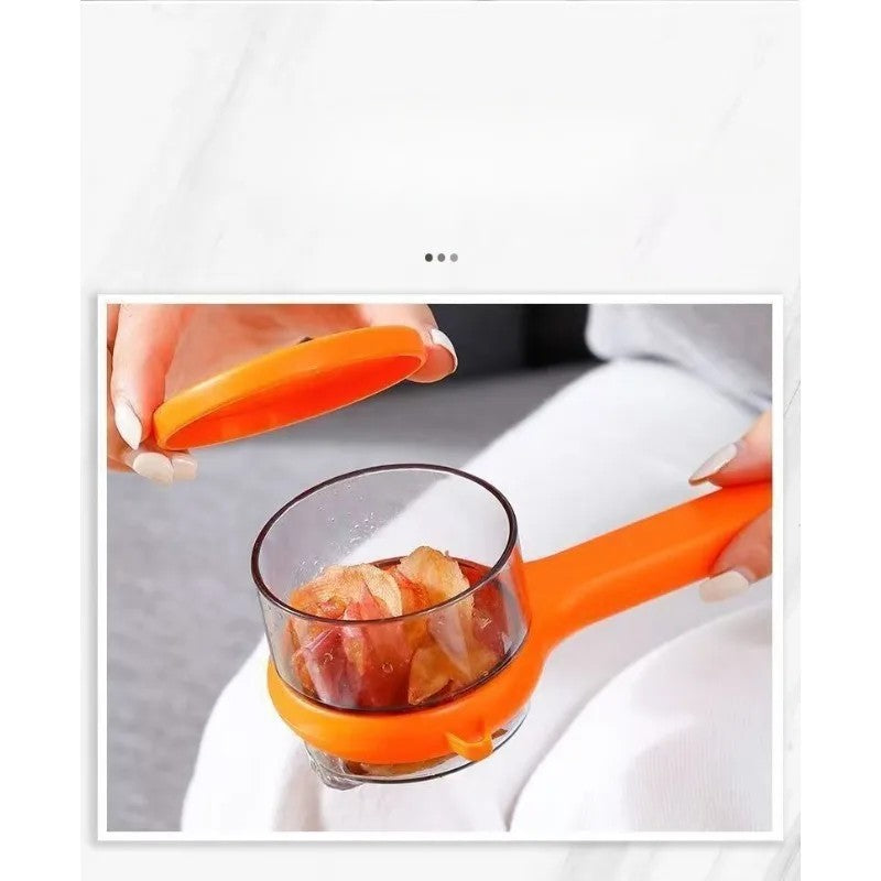 New Potato Peeling Knife Vegetable Peeler with Peelings Storage Bucket Multi-Function Fruit Planing Scraper Kitchen Tools Gadget