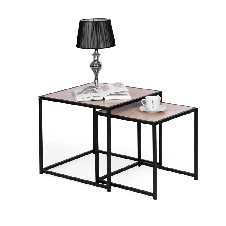 Spoza Living Lounge Coffe Center Nesting Tables (Set Of 2) by Metallics Home
