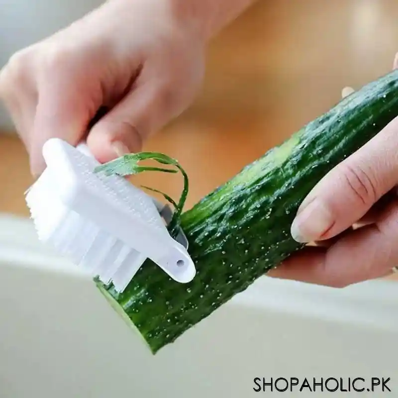 5 in 1 Multifunctional Fruit and Vegetable Digging Cleaning Slicer Peeler and Brush