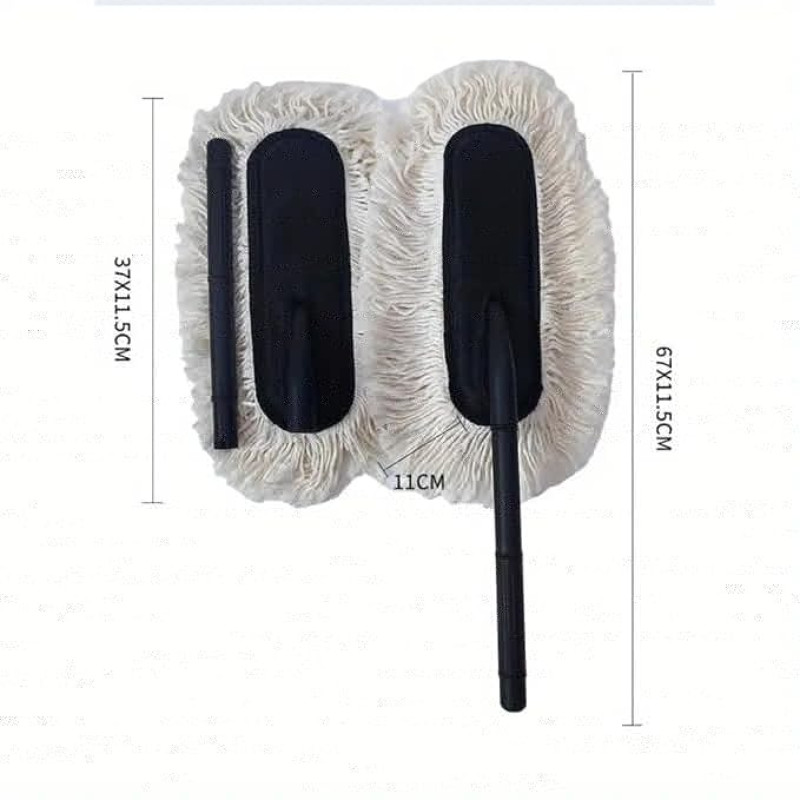 New Car Wash Brush Auto Special Wax Tow Adjustable Telescopic Cleaning Mop Microfiber Dust Clean Brush Car Accessories