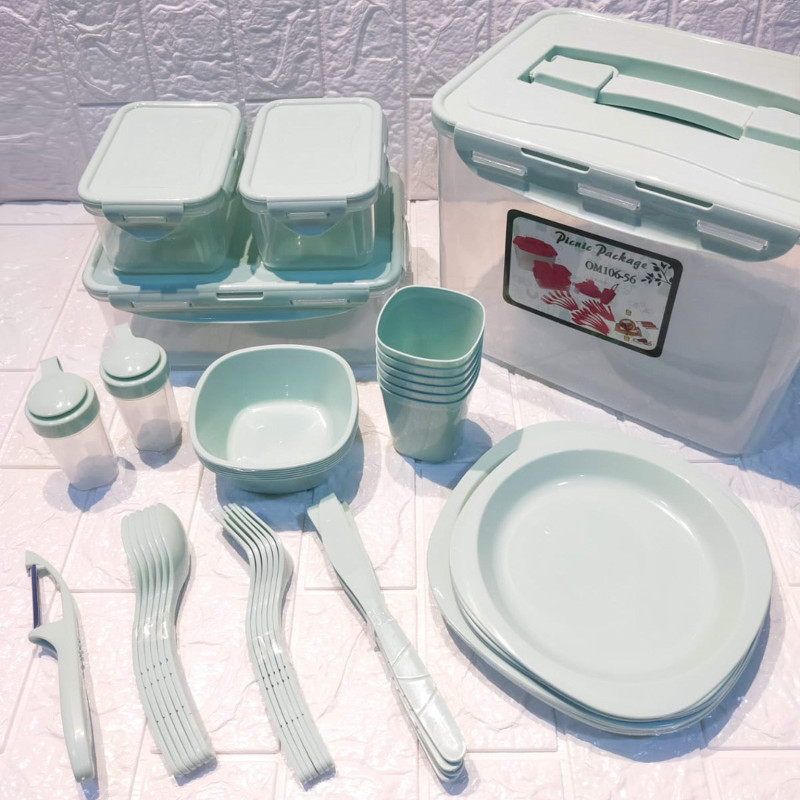 The Ultimate 49-Pieces Outdoor Picnic Set