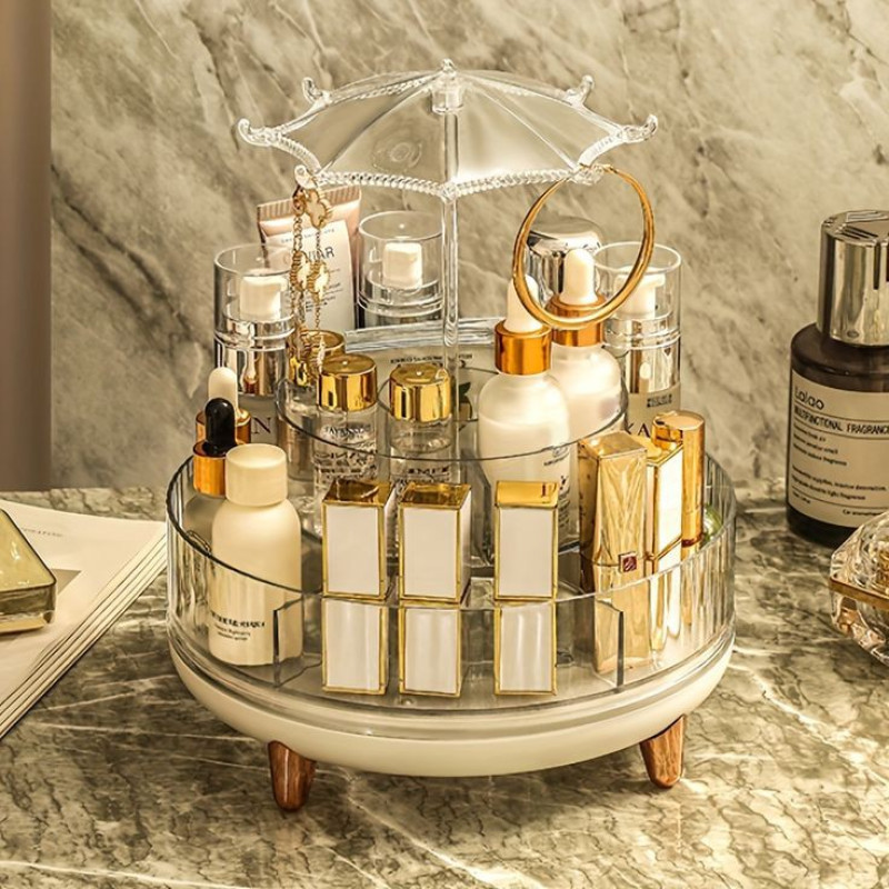 360 Rotating Desktop Make Up Holder Display Stand