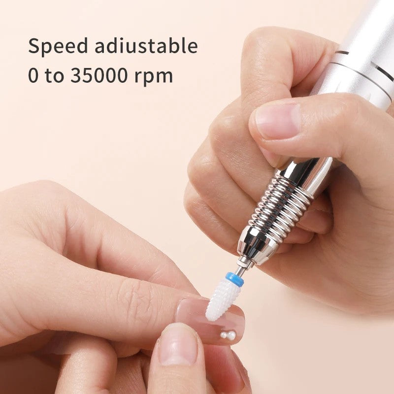 Electric Nail Drill Machine - Gel Motor Sander Polisher Grinder File Limer Toenail Professional Manicure Pedicure Machine