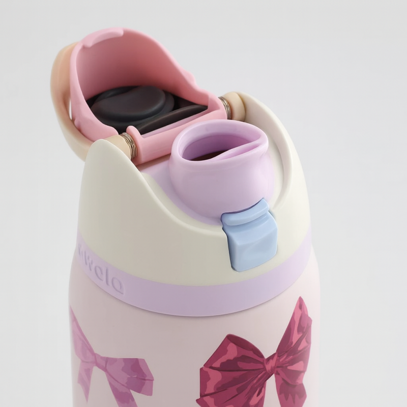 Owala UO Exclusive 32oz FreeSip Bow Water Bottle - Multicolor Pink Bows