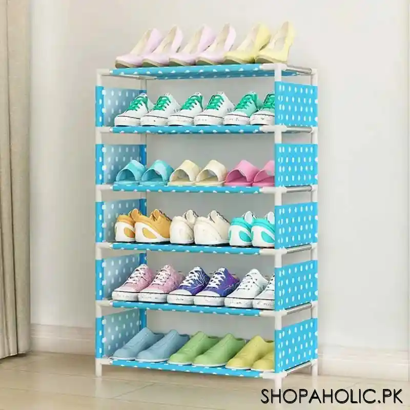 6 Layers Waterproof Fabric Shoe Rack Organizer