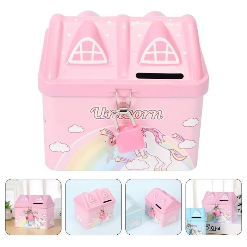 Cute House Shape Money Box