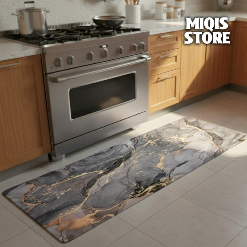 Anti Slip Water Absorbent Runner With Mat (Large Design 43)