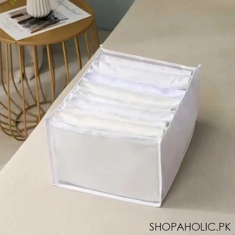 7 Grid Garments Storage Organizer for Jeans, Underwear, Socks