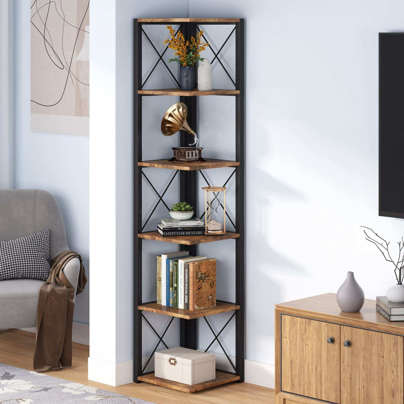 Plinth Bookcase Storage Organizer Rack by Metallics Home
