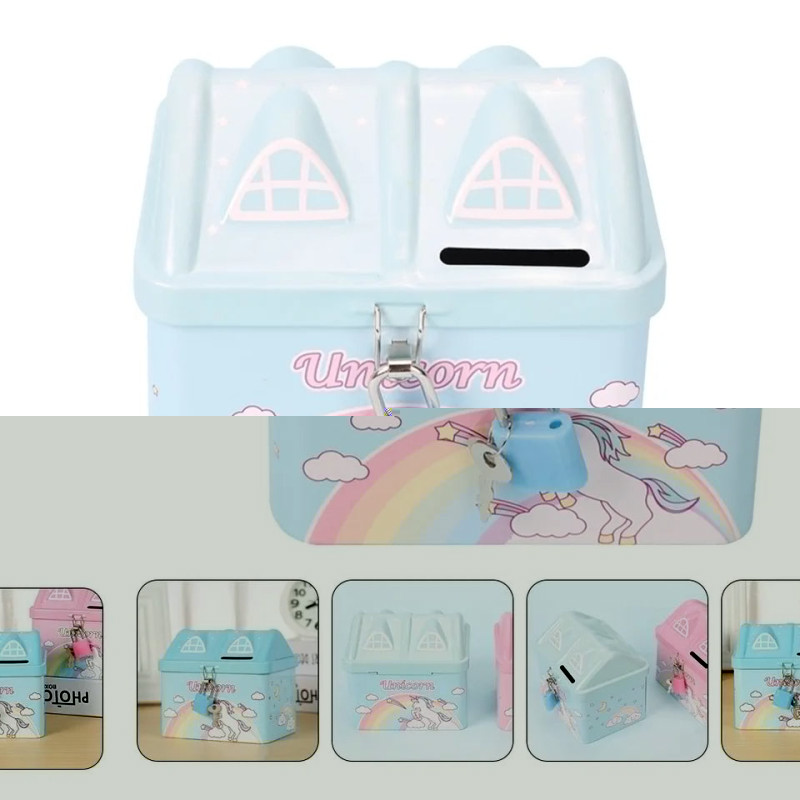 Cute House Shape Money Box