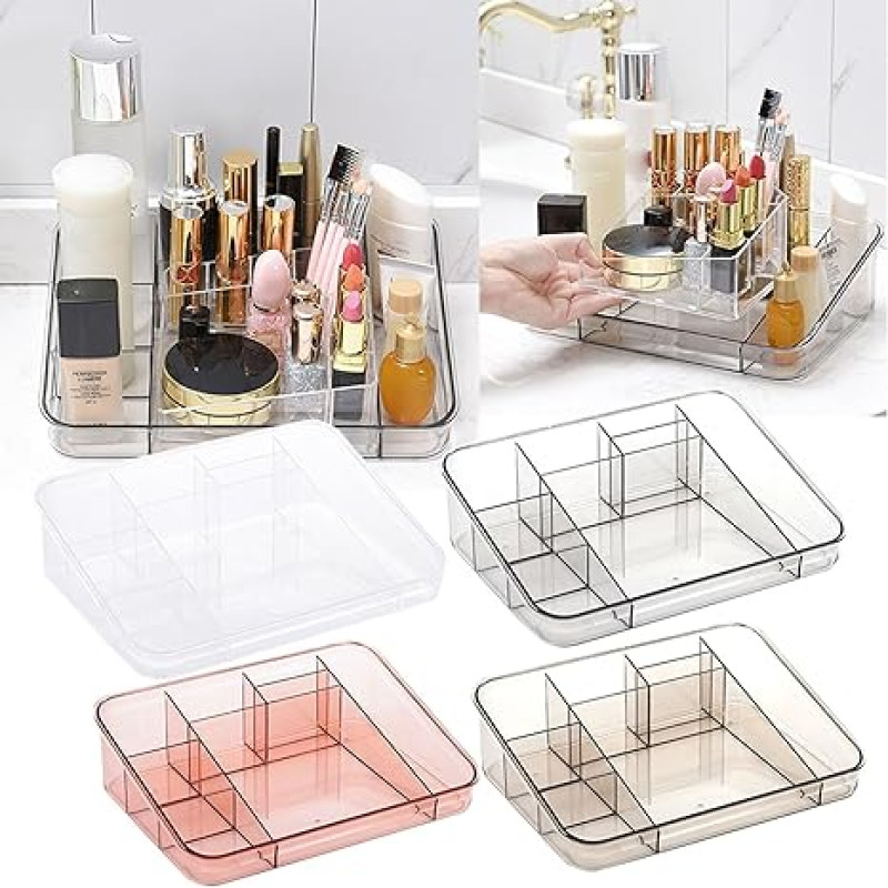 Multi Use Transparent Storage Tray