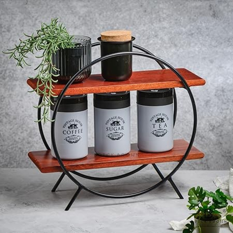 Orbit Duo Shelf by Metallics Home