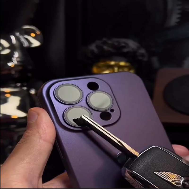Premium PC Matte with Shine Logo with Camera Protection