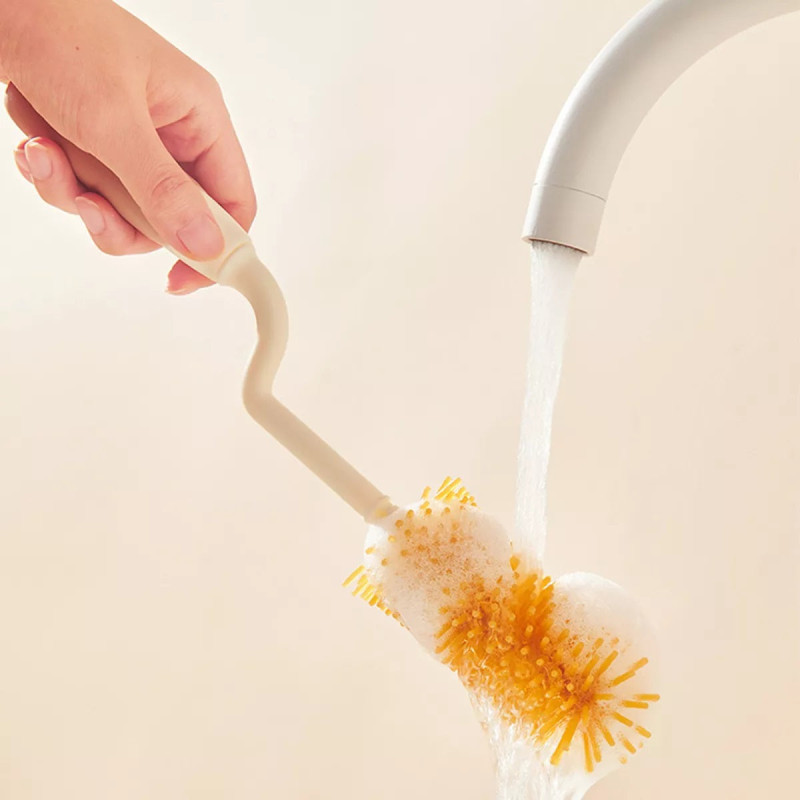 Baby Bottle Drying Stand Include Brushes
