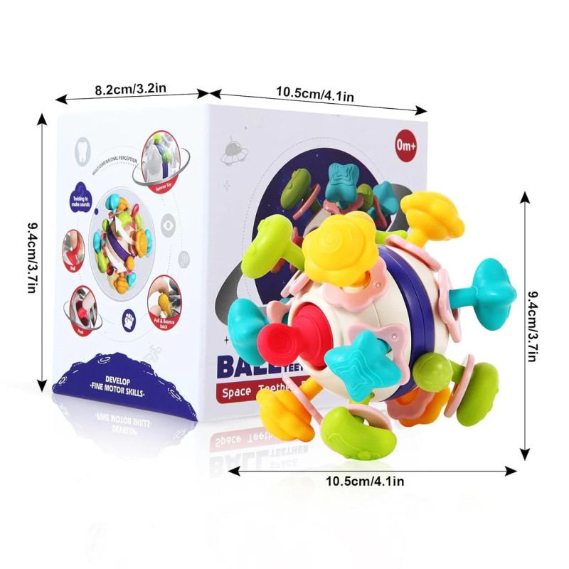 Baby Teether And Rattle Ball