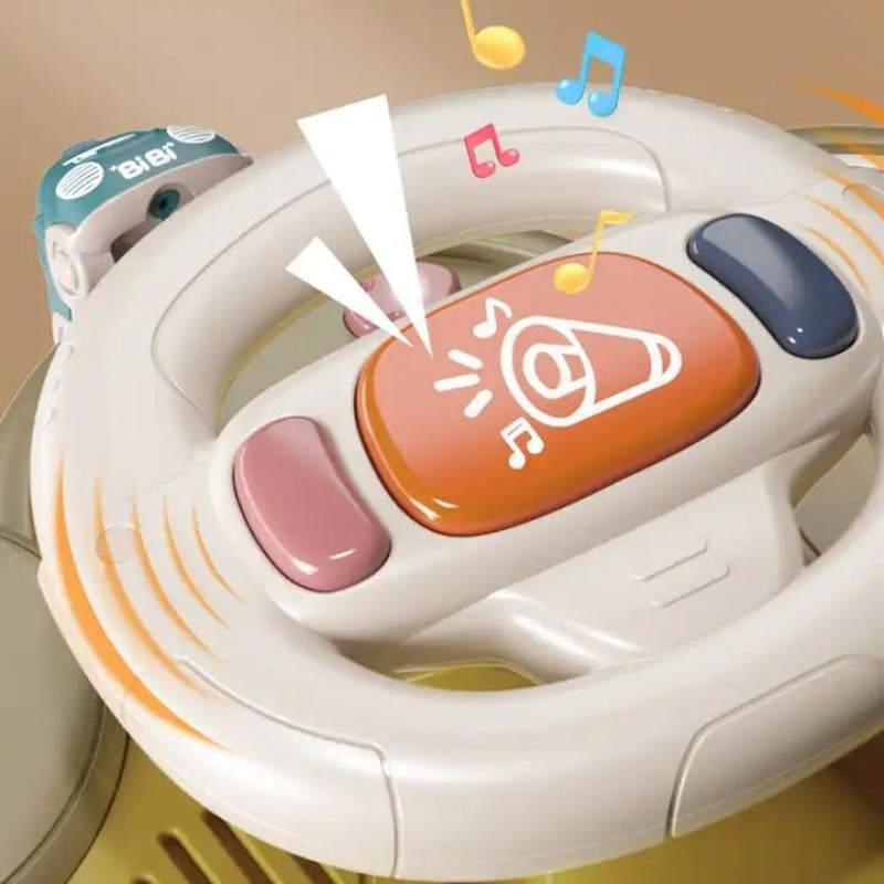 Baby Steering Wheel Toy ? Interactive Driving Fun for Little Explorers