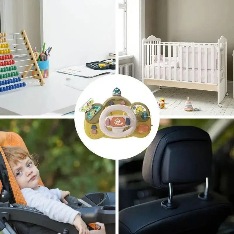 Baby Steering Wheel Toy ? Interactive Driving Fun for Little Explorers